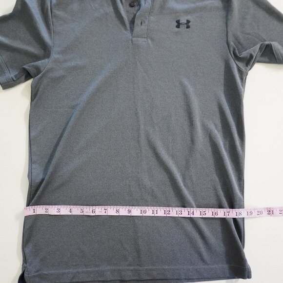 Under Armour Gray Performance Men’s Polo - Picture 7 of 8